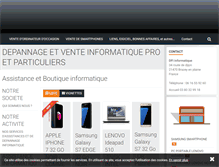 Tablet Screenshot of dfiinformatique.fr